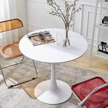 White Round Table, Modern Dining Table, Mid Century Coffee Table
