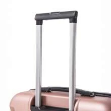 Stylish Travel Luggage Set: Lightweight ABS Shell, Number Lock, 4 360 Rotating Wheels, Aluminum Telescopic Handle Luggage Set Trolley Cabin Suitcase. Four Sizes: Large Suitcase: 24 "(60 Liters) 65x40x25cm, Medium Cabin Suitcase: 20" (37 Liters) 55x35x22cm. Small Cabin Suitcase: 18 "(32 Liters) 50x32x19cm And A Practical Toiletry Bag 14 "(11 Liters) 35x25x16cm ( 8002 ) - màu đen - Xem 4