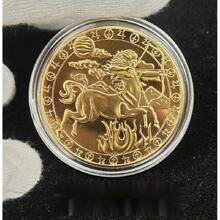 1 件 12 生肖幸运币 - 3D 浮雕设计 - 生肖纪念币 - 节日礼物 - 生日礼物 - 平安夜礼物 - 圣诞礼物 - 完美礼物 - 玩具