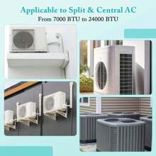 Lifezeal 4" PVC Decorative Mini Split Line Set Cover With Flexible Duct & Straight Duct - 4 Inches - View 9