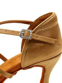 Pantofi de antrenament pentru dans modern Tango Latin pentru damă, cu tocuri înalte și tălpi moi, pantofi confortabili de antrenament pentru sala de bal