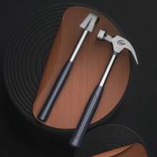 1 pieza Martillo multiusos compacto para el hogar, hecho de acero al carbono de alta calidad, resistente a la oxidación, portátil, apropiado para manualidades de decoración del hogar, diversos arreglos y como herramienta de emergencia para interiores/exteriores, herramientas para hombres