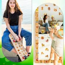Bộ 50 miếng dán hình chú chó Golden Retriever hoạt hình dễ thương, đồ trang trí DIY cho tiệc năm mới, quà tặng cho trẻ em, nhạc cụ, ốp điện thoại, cốc, ván trượt, máy tính xách tay, cốc, hành lý - Nhiều màu - Xem 10