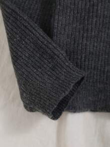 Tween Girl Knitted Embroidered Collar Button Up Cardigan Sweater