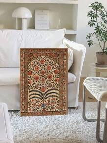 1幅复古伊斯兰清真寺壁画，伊斯兰风格墙画，穆斯林家居装饰 - 穆斯林婚礼礼物 - 清真寺建筑 - 伊斯兰艺术 - 抽象画，无框 - 彩色 - 查看 4