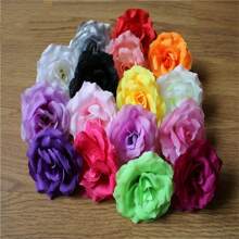 10Pcs Artificial Flowers Foam Fake Roses With Stems For DIY Wedding Bouquets Bridal Arrangement Home Party Table Decoration - Multicolor - View 3