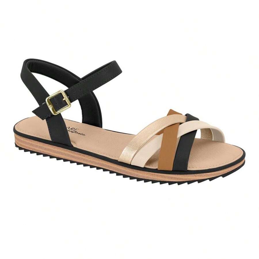 Modare Rhinestone High Heel Sandal Modern Elegant Delicate Comfortable 7203.104 - màu đen - Xem 1