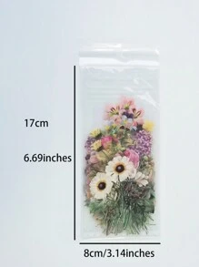 1 Gói 40 Miếng Dán Trang Trí Hoa Cây Bằng Vật Liệu PET Tự Làm - Một cỡ - Xem 2