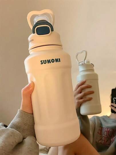 A杯800ML316不锈钢运动水杯好看男女学生户外车载办公便携大容量健身运动骑行杯冷热水壶节日礼物礼品水瓶返校开学