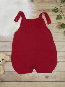 Baby Girls Jumpsuits - 紅色 - 查看 3