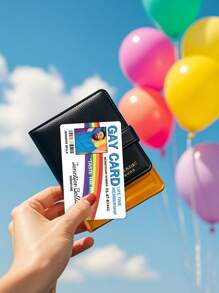 1 Thẻ ảnh và tên tùy chỉnh, Thẻ thành viên ảnh tùy chỉnh - Thẻ Tự hào Đồng tính, Thẻ thành viên tùy chỉnh - Thêm ảnh của riêng bạn - Thẻ tên đồng tính cá nhân hóa, Thẻ ID đồng tính độc đáo cá nhân hóa, Thẻ thành viên trọn đời, Nhãn dán ba chiều, Trò đùa thô tục, Quà tặng bạn bè đồng nghiệp, Thẻ thành viên trọn đời cao cấp, Meme hài hước, Quà tặng vui nhộn, Quà tặng để chơi khăm, Thẻ nhận dạng, Ví & Hộp đựng thẻ tùy chỉnh, Cuối mùa hè, Phụ kiện may mặc, Phiên bản Halloween, Đầy màu sắc, Dễ thương, Đáng yêu, Vui nhộn, Kawaii, Y2K, Phong cách, Unisex, Thông thường, Tùy chỉnh, Cá nhân hóa, Độc đáo, Được tùy chỉnh, Quà tặng lý tưởng cho anh ấy, Quà tặng lý tưởng cho cô ấy, Cô ấy, Bạn trai, Bạn gái, Gia đình, Bạn bè, Sinh viên năm nhất, Sinh viên năm hai, Sinh viên năm dưới - Nhiều màu 3 - Xem 5