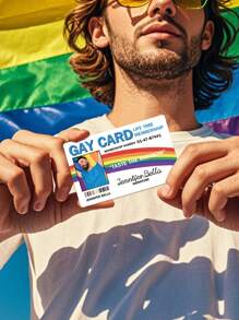 1 Thẻ ảnh và tên tùy chỉnh, Thẻ thành viên ảnh tùy chỉnh - Thẻ Tự hào Đồng tính, Thẻ thành viên tùy chỉnh - Thêm ảnh của riêng bạn - Thẻ tên đồng tính cá nhân hóa, Thẻ ID đồng tính độc đáo cá nhân hóa, Thẻ thành viên trọn đời, Nhãn dán ba chiều, Trò đùa thô tục, Quà tặng bạn bè đồng nghiệp, Thẻ thành viên trọn đời cao cấp, Meme hài hước, Quà tặng vui nhộn, Quà tặng để chơi khăm, Thẻ nhận dạng, Ví & Hộp đựng thẻ tùy chỉnh, Cuối mùa hè, Phụ kiện may mặc, Phiên bản Halloween, Đầy màu sắc, Dễ thương, Đáng yêu, Vui nhộn, Kawaii, Y2K, Phong cách, Unisex, Thông thường, Tùy chỉnh, Cá nhân hóa, Độc đáo, Được tùy chỉnh, Quà tặng lý tưởng cho anh ấy, Quà tặng lý tưởng cho cô ấy, Cô ấy, Bạn trai, Bạn gái, Gia đình, Bạn bè, Sinh viên năm nhất, Sinh viên năm hai, Sinh viên năm dưới - Nhiều màu 3 - Xem 3