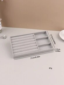 天鹅绒珠宝托盘收纳盒