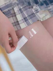 108片装女士衣服和身体双面胶带，粘住衣服条V领，防止衣服、肩带滑落，隐形胸垫外露，半透明面料，适合旅行、运动、户外、带夏季降温、沙滩、旅游 - 彩色 - 查看 7