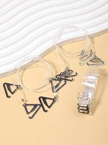 Dây đeo ngực trong suốt có thể điều chỉnh Love Invisible, Phụ kiện đồ lót chống trượt, Thích hợp cho - Nhiều màu - Xem 2