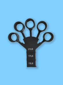 1 件硅胶 5 指手部锻炼器腕力器、篮球投篮矫正工具、手握力强化训练器 - 彩色 - 查看 7