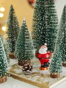 Mini Christmas Tree Small Cedar Tabletop Christmas Tree Setting Christmas Gift Christmas Decorations - Nhiều màu - Xem 4