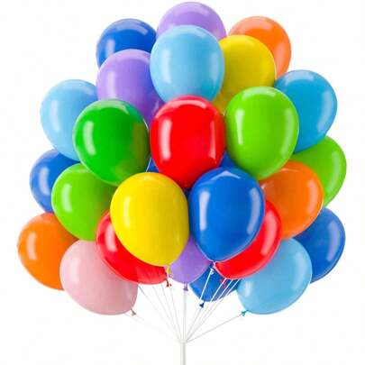 20 piezas de globos pequeños de color mate, globos de látex de arcoíris para decoración de fiestas, adecuados para cumpleaños, bodas, despedidas de soltera, Navidad y otros eventos festivos