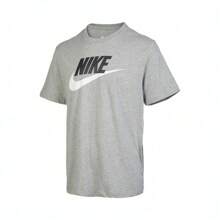 Nike 2024 Men's NSW TEE ICON FUTUR Round Neck Short Sleeve T-Shirt, Item# AR5005-063 - Black - View 1