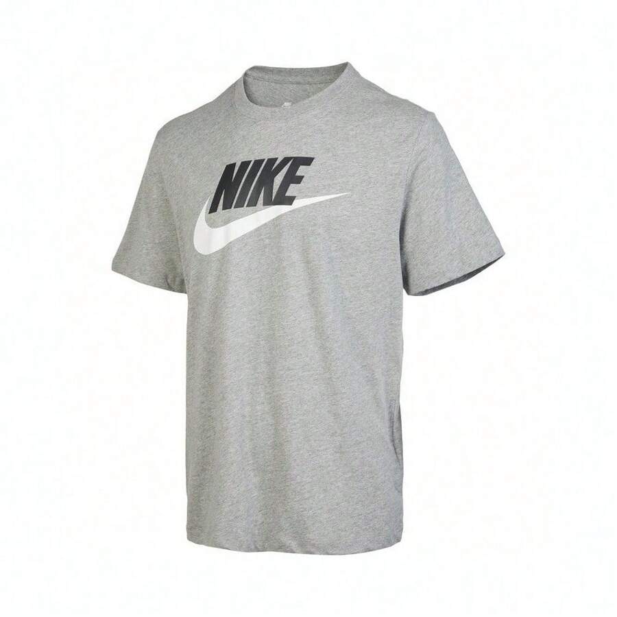 Nike 2024 Men's NSW TEE ICON FUTUR Round Neck Short Sleeve T-Shirt, Item# AR5005-063 - Black - View 1