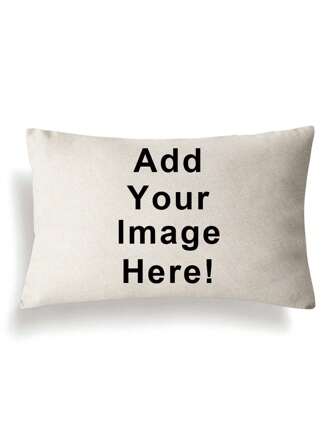 1 funda de almohada con foto personalizada, funda de almohada cuadrada de tela de lino para lumbares, adecuada para decoración del hogar en cumpleaños, Día de San Valentín, pareja, viaje, Acción de Gracias, Navidad, Año Nuevo, Halloween, mascotas, aniversario y todas las estaciones
