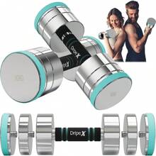 Steel Adjustable Dumbbells Set Dumbbells Hand Weights With Foam Handle For Men Women Home Gym Fitness Dumbbell Training - 10kg X 2 /Set - View 1
