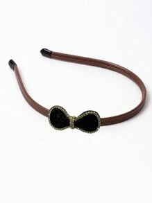 1 Stück Einfaches, elegantes Leder-Haarband mit Skinny-Strass-Schleife für Damen, hochwertiges, vielseitiges, stilvolles Haarzubehör, geeignet für den täglichen Gebrauch, Haarband, Haarreifen, Haarschmuck, Schönheit, Heimtextilien - Verschiedenfarbig - Übersicht 7