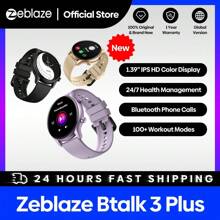 Đồng hồ thông minh Zeblaze Btalk 3 Plus màn hình lớn 1,39 inch, kính cong 2,5D, dành cho nữ, cuộc gọi Bluetooth, theo dõi sức khỏe 24 giờ, hơn 100 chế độ thể thao, hơn 300 mặt số, cuộc gọi thoại, đồng hồ đếm bước chân - màu đen - Xem 2