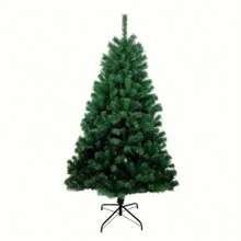Best Choice Artificial Christmas Tree, Green Christmas Tree, Foldable Design Party Decor Tree, Dense Branches, Easy Assembly, Suitable For Home, Office, Party Decoration. 2025 Christmas Tree. Scenery Christmas Tree Christmas Decorations Home Christmas Gifts Christmas Decor - Multicolor - View 1