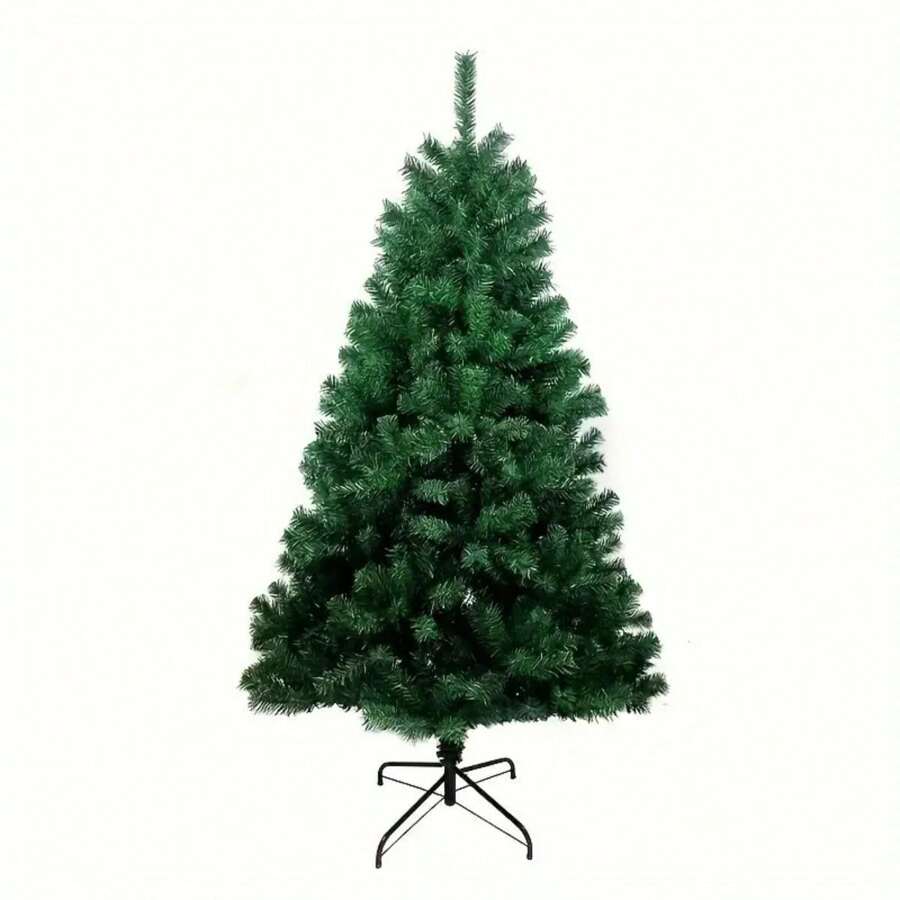 Best Choice Artificial Christmas Tree, Green Christmas Tree, Foldable Design Party Decor Tree, Dense Branches, Easy Assembly, Suitable For Home, Office, Party Decoration. 2025 Christmas Tree. Scenery Christmas Tree Christmas Decorations Home Christmas Gifts Christmas Decor - Multicolor - View 1