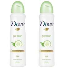 Dove Go Fresh Cucumber & Green Tea Deodorant 48h Spray 150 Ml / 5 Fl Oz Pack Of 2 - Nhiều màu - Xem 1