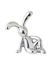 1/2件装创意卡通摆件长耳兔家居简约电脑电视摆件汽车中控装饰跨境爆款 - 彩色 - 查看 17