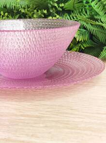Kit With 2 Bowls / Turkish Glass Bowl With Lilac Glitter 500 Ml - 紫丁香 - 查看 9