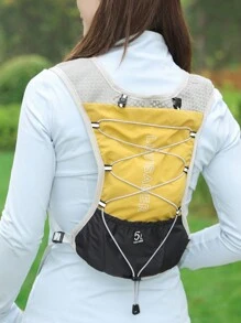 1 Balo đựng nước đạp xe thời trang di động có nhiều ngăn. Túi đựng đồ tập thể dục tiện dụng cho cả nam và nữ. Lưu ý: Hai kiểu dáng là ngẫu nhiên. Có thể có hoặc không có chữ cái. - Màu vàng - Xem 7