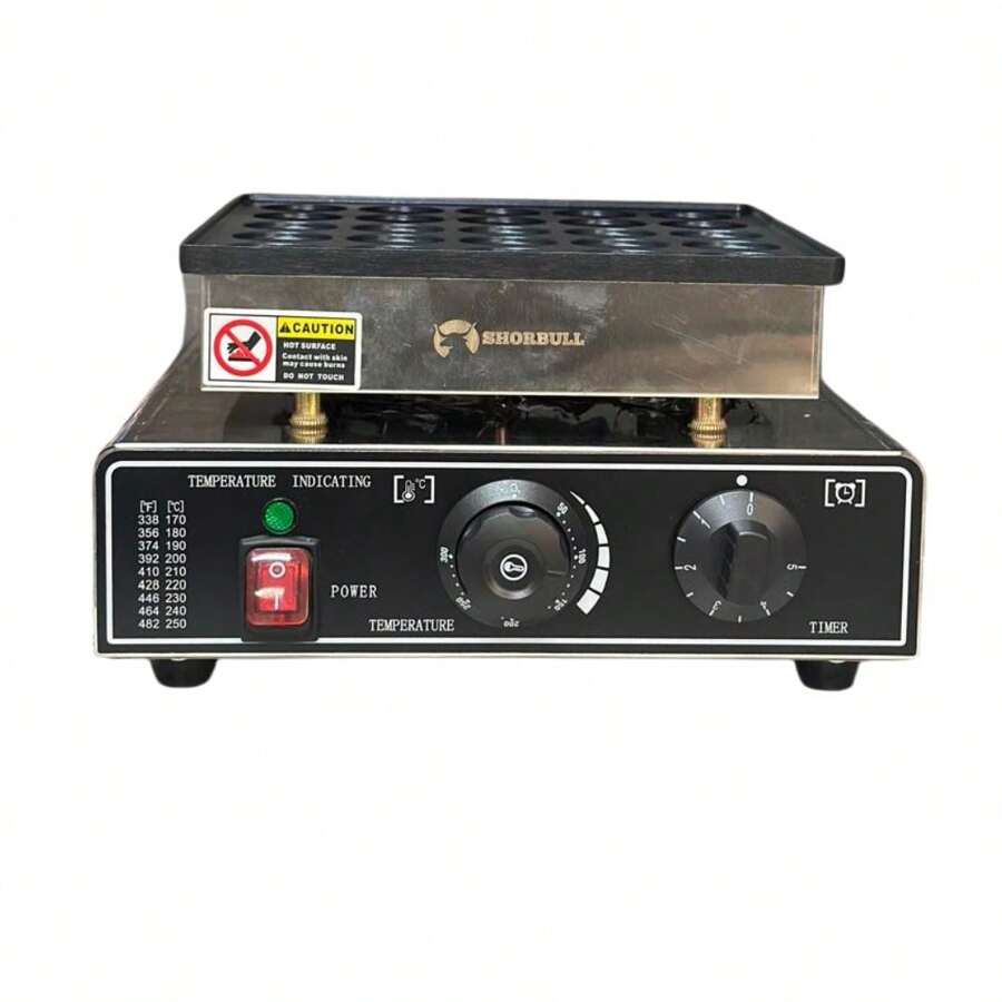 Máquina para 25 Mini Hotcakes Eléctrica Shorbull - Gris - Ver 1