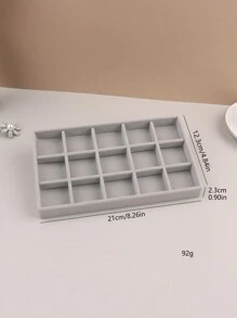 天鹅绒珠宝托盘收纳盒