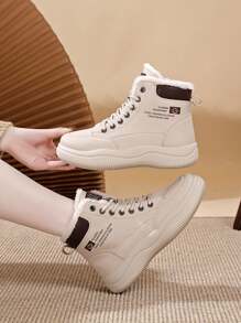 女士靴子、高跟鞋、凉鞋、乐福鞋、拖鞋、运动鞋、雪地靴、厚底鞋、红色舞鞋、网球鞋、踝靴 - 卡其色 - 查看 5