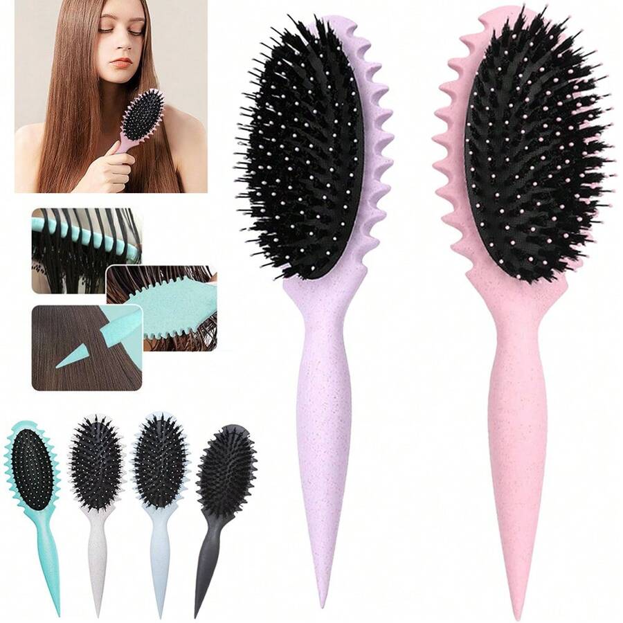 1 Pack Curl Defining Brush, Curly Hair Brush, Define Styling Brush For Curly Hair, Shaping