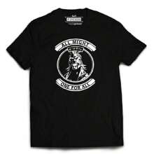 All Might One For All Boku No Hero Academia T-Shirt - Black - View 1