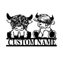 1pc Nghệ thuật treo tường bằng kim loại hình chim lửa đại bàng tùy chỉnh Biển tên phượng hoàng Trang trí nhà Người yêu đại bàng Trang trí phòng trẻ em Sinh nhật Giáng sinh, Biển kim loại hình con bò vùng cao dễ thương, Đồ trang trí hình con bò vùng cao, Biển tên trang trại bò vùng cao được cá nhân hóa, Nghệ thuật treo tường hình con bò vùng cao cho bé, Đồ trang trí trang trại bò, Biển nhà cho chó Quà tặng tốt nghiệp - màu đen - Xem 12