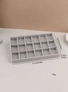 天鹅绒珠宝托盘收纳盒