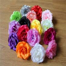 10Pcs Artificial Flowers Foam Fake Roses With Stems For DIY Wedding Bouquets Bridal Arrangement Home Party Table Decoration - Multicolor - View 2