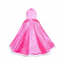 Trang phục hóa trang khăn choàng Giáng sinh cho nữ, khăn choàng công chúa, khăn choàng dễ thương cho bé gái, trang phục biểu diễn cho trẻ em - Hồng 1 - Xem 2