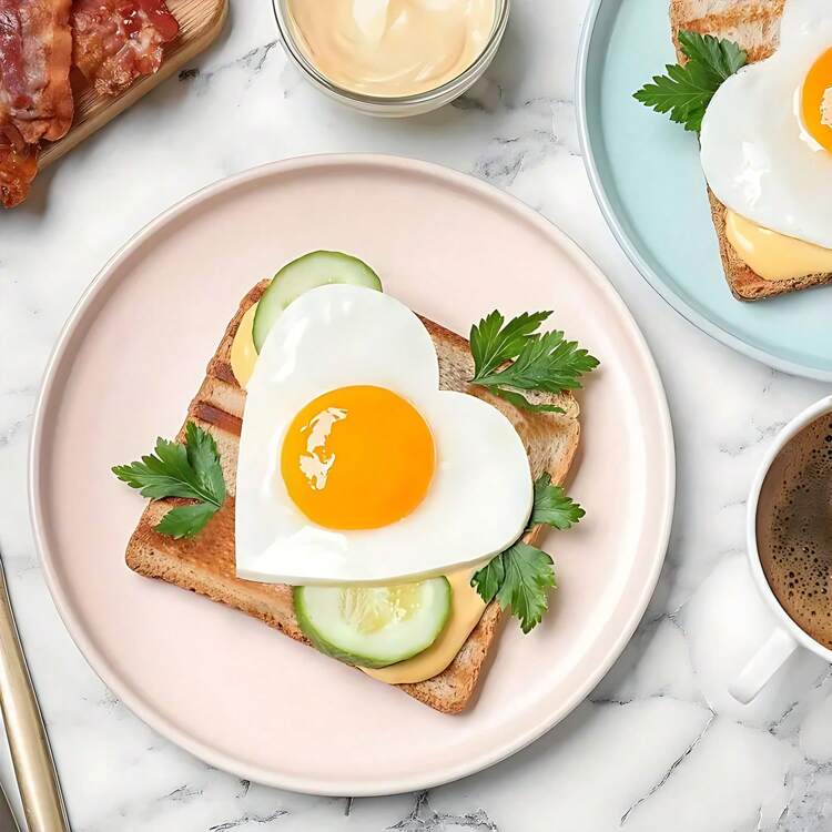 5pcs Stainless Steel Heart-Shaped Cookie Cutters Set - Valentine's Day Cookie Cutters For Sandwiches, Soft Candies And Pastries - Non-Electric Bakeware Series, Suitable For Holidays, Birthday Party Desserts - Multicolor - View 3