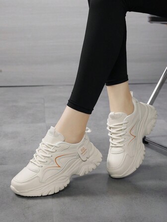 女士系带户外休闲运动鞋，防水防滑跑步鞋，适合春秋季节和所有季节