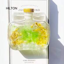 1 pieza Ambientador de flor real sin llama de larga duración, desodorizante para el baño, accento de decoración del hogar, 100ml dura hasta 9 meses, regalo y recuerdo de Navidad, aromaterapia, ambientador para el hogar, difusor, regalo, decoración del hogar