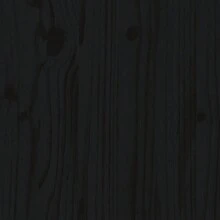 VidaXL Highboard Black 80x35x154 Cm Solid Pinewood - 黑色 - 查看 9