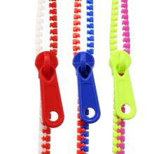 1/3/5/6/8/10/12/15/20pcs Party Gift, 7.9-Inch/20cm Friendship Bracelet, Fidget Zipper Bracelet, Randomly Colored Neon Sensory Bracelet, Use Friendship Bracelet Birthday Bag As Christmas Filling, For Birthdays, Party Gifts, Easter Egg Stuffing, Thanksgiving And Christmas Gifts