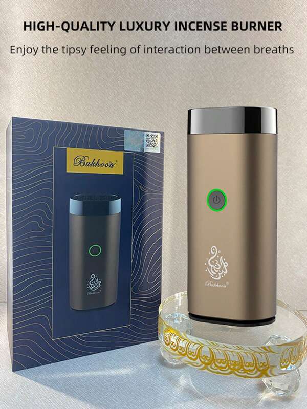 bukhoon Electric Incense Burner Oud Burner Arab Aroma Bukhoor Holder Carbon-Free USB For Car Room Gifts Birthday Graduation