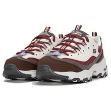 Skechers Série D'LITES Sapatos Casuais, Sapatos Femininos Absorventes de Choque e Duráveis, Sapatos Casuais de Fitness e Esportes, Sapatos de Panda, Tênis Chunky 149906 - Vinho - Visão 3